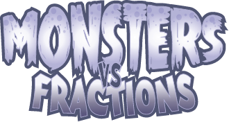 Monsters vs Fractions logo